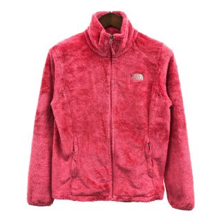 ザノースフェイス(THE NORTH FACE)のTHE NORTH FACE ノースフェイス フリースジャケット アウトドア ピンク (レディース M) 中古 古着 Q2719(その他)