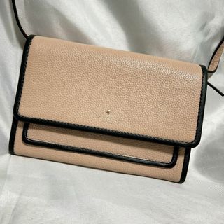 ケイトスペードニューヨーク(kate spade new york)のKatespade ケイトスペード 財布 ショルダー バック ストラップ レザー(ショルダーバッグ)