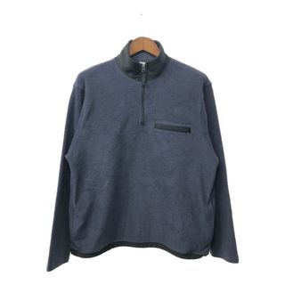 オールドネイビー(Old Navy)のOLD NAVY オールドネイビー ハーフジップ フリース プルオーバー ジャケット ネイビー (メンズ L) 中古 古着 Q2742(その他)