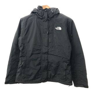 THE NORTH FACE - THE NORTH FACE ノースフェイス HYVENT マウンテンパーカー アウトドア 防水 ブラック (レディース L) 中古 古着 Q2739