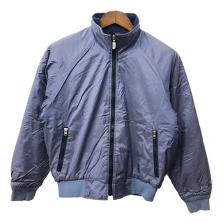 ザノースフェイス(THE NORTH FACE)の80年代 日本製 THE NORTH FACE ノースフェイス ナイロン フリースジャケット アウトドア 茶タグ ブルー (メンズ S) 中古 古着 Q2749(その他)