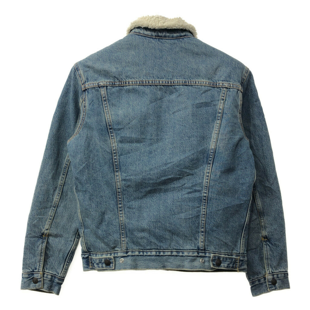 Levi's(リーバイス)のLevi's リーバイス デニムボアジャケット アメカジ ブルー (メンズ S) 中古 古着 Q2758 メンズのジャケット/アウター(Gジャン/デニムジャケット)の商品写真