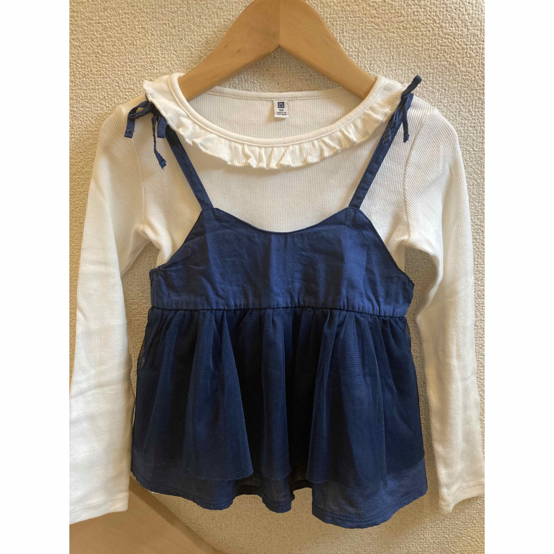 apres les cours(アプレレクール)のapres les cours チュールキャミビスチェ 110cm キッズ/ベビー/マタニティのキッズ服女の子用(90cm~)(その他)の商品写真