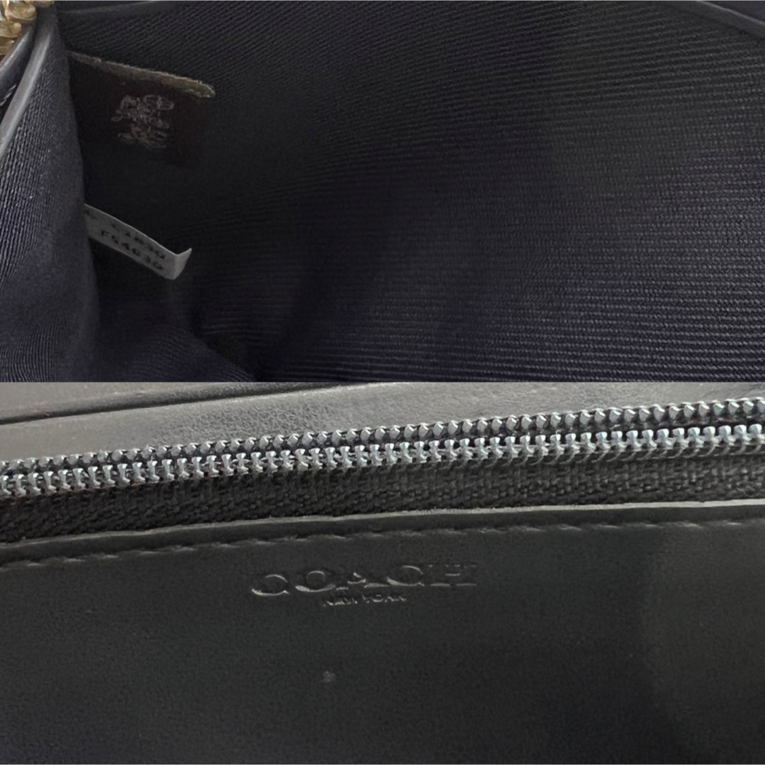 COACH(コーチ)の332 美品 COACH コーチ 長財布 ラウンドファスナー レディースのファッション小物(財布)の商品写真