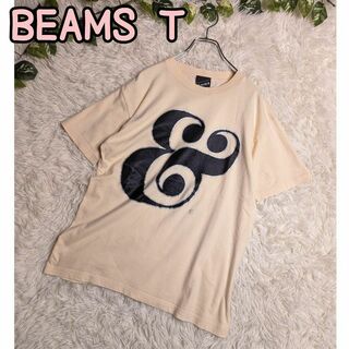 BEAMS T - BEAMS T ビームス ビッグ プリント Tシャツ コットン 大きめサイズ