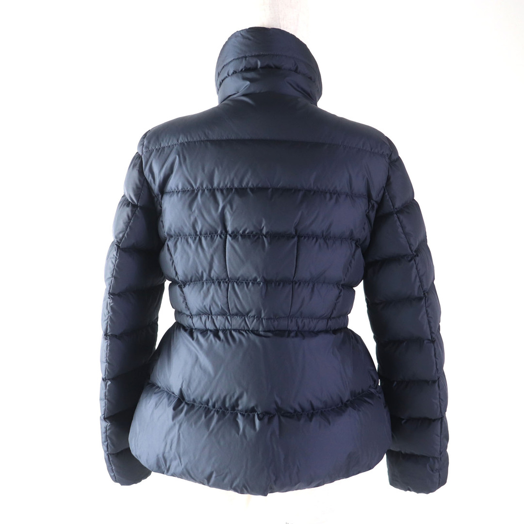 MONCLER(モンクレール)の美品★MONCLER モンクレール 20年製 MARQUER マルケ ロゴワッペン付 スタンドカラー ダウンジャケット ネイビー 1 正規品 レディース レディースのジャケット/アウター(ダウンジャケット)の商品写真