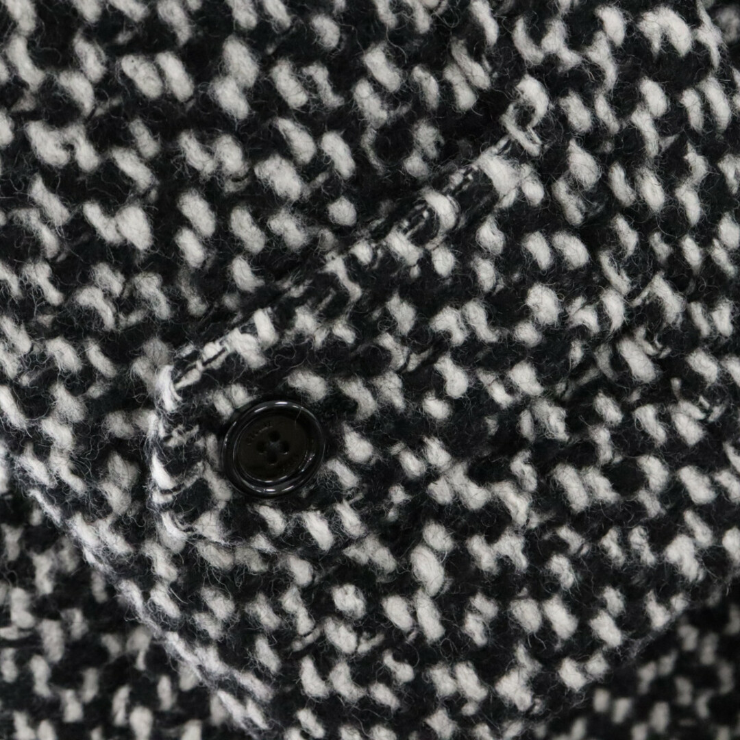 celine(セリーヌ)のCELINE セリーヌ MAC 3 BUTTONS IN TWEED COAT ツイード3ボタンマックコート ブラック レディース 2M279861E レディースのジャケット/アウター(その他)の商品写真