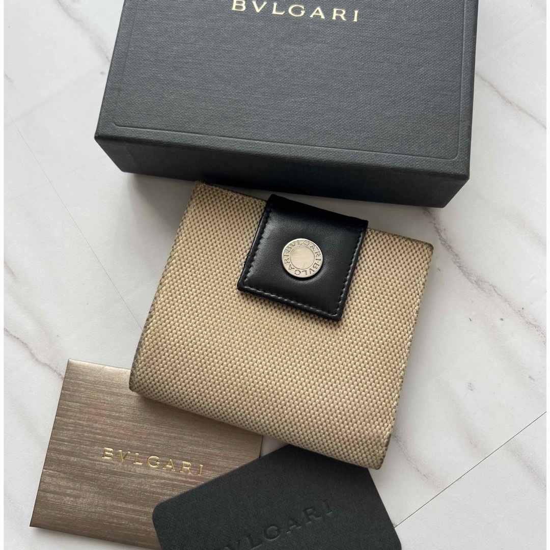 BVLGARI(ブルガリ)の327 美品 BVLGARI ブルガリ 2つ折り財布 レディースのファッション小物(財布)の商品写真