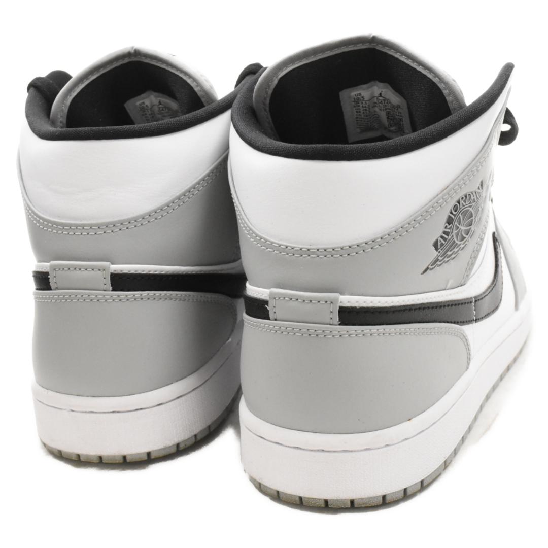 NIKE(ナイキ)のNIKE ナイキ AIR JORDAN 1 MID Smoke Grey エアジョーダン1ミッドスモークグレー ミドルカットスニーカーシューズ グレーUS10.5/28.5.5cm 554724-092 メンズの靴/シューズ(スニーカー)の商品写真