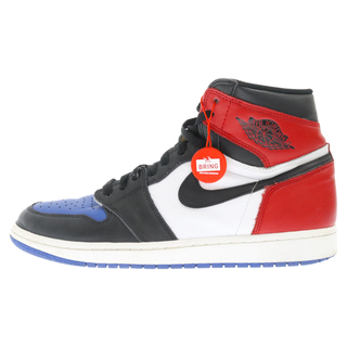 ナイキ(NIKE)のNIKE ナイキ AIR JORDAN 1 RETRO HIGH OG TOP 3 555088‐026 エアジョーダン1 トップ3 ハイカットスニーカー ブラック/レッド/ブルー US10/28cm(スニーカー)