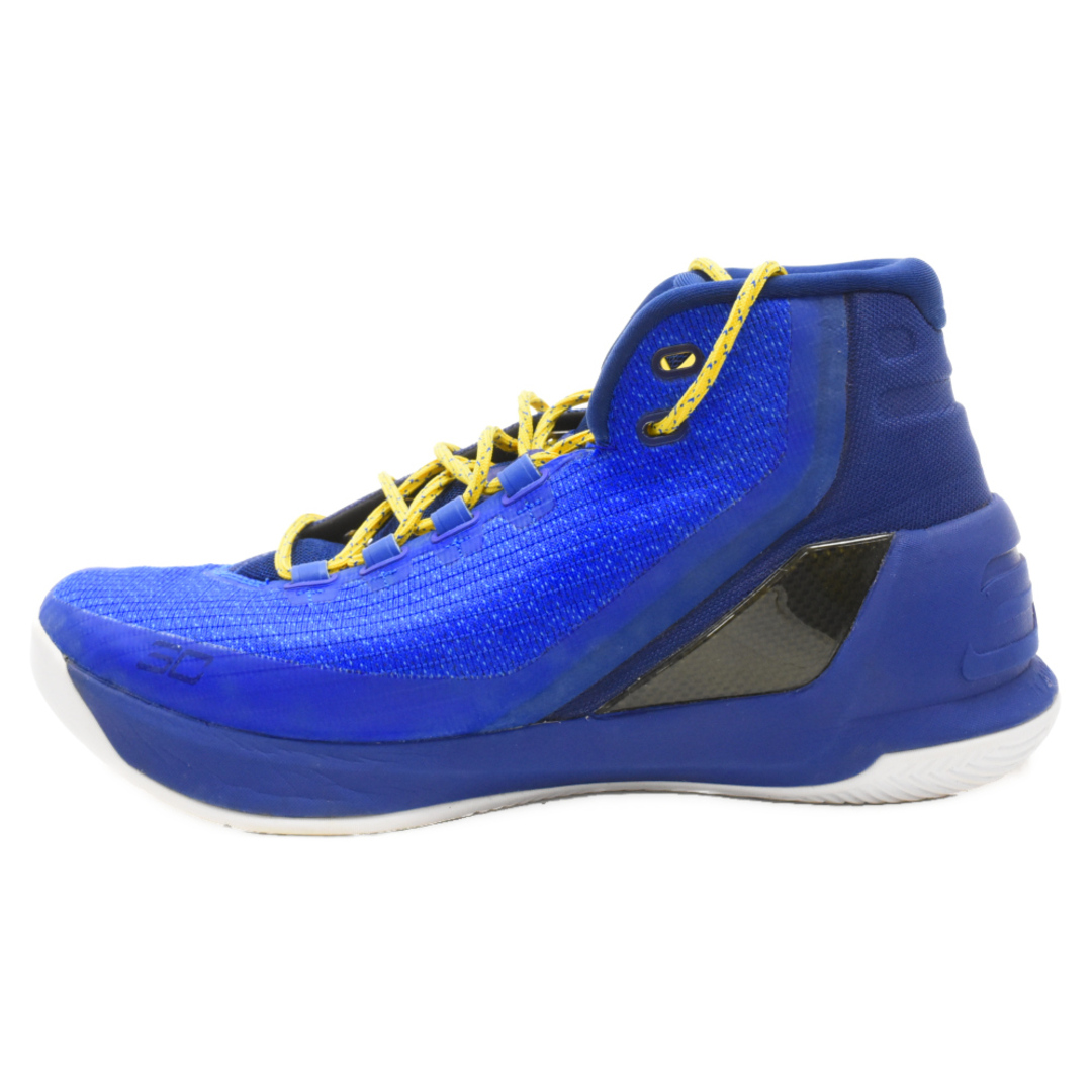 UNDERAMOUR アンダーアーマー CURRY 3 1269279-400 カリー3 ダブネイション ハイカットスニーカー ブルー/イエロー US9/27cm メンズの靴/シューズ(スニーカー)の商品写真