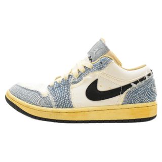 ナイキ(NIKE)のNIKE ナイキ AIR JORDAN 1 LOW SE World Make Japan エアジョーダン1 ワールド メイク ジャパン ローカットスニーカー FN7670-493 ホワイト/ブルー US7.5/25.5cm(スニーカー)