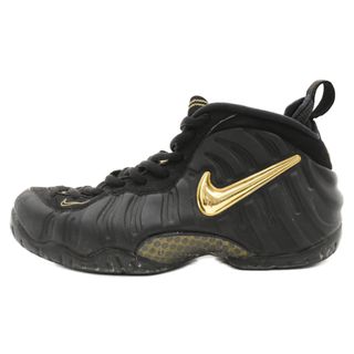 ナイキ(NIKE)のNIKE ナイキ AIR FOAMPOSITE PRO エアフォームポジット プロ ハイカットスニーカー 624041-009 ブラック/ゴールド US7.5/25.5cm(スニーカー)