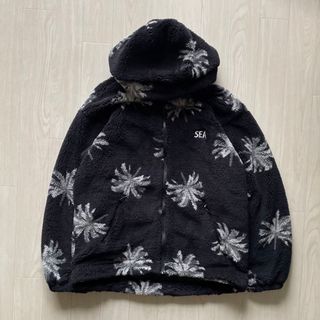 ウィンダンシー(WIND AND SEA)のWIND AND SEA Palm Tree Fleece Flzp Parka(ブルゾン)