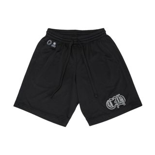 Chrome Hearts - 新品未使用品 CHROME HEARTS クロムハーツ MESH VARSITY SHORTS ハーフパンツ メッシュパンツ ブラック サイズS 中古 61997