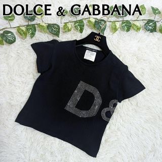 DOLCE&GABBANA ドルガバ ラインストーン Tシャツ ストレッチ