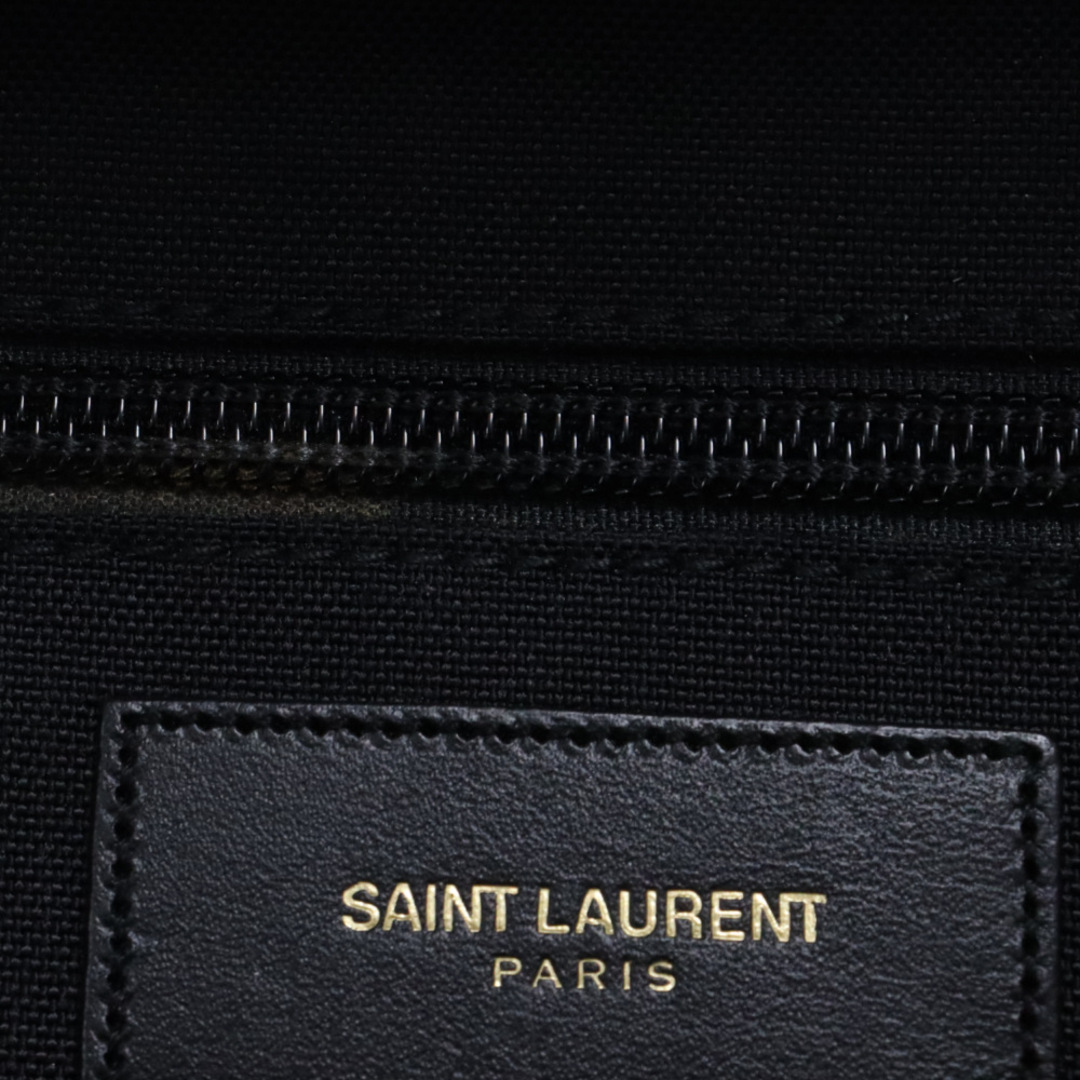 Saint Laurent(サンローラン)のSAINT LAURENT PARIS サンローランパリ ヴァンパイア キャンバスバックパック ブラック LND326865 メンズのバッグ(バッグパック/リュック)の商品写真