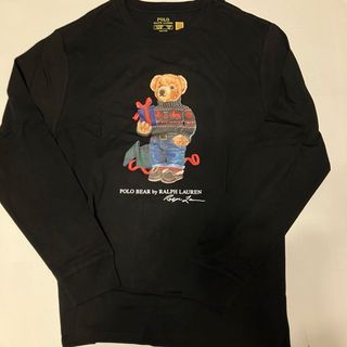 ラルフローレン(Ralph Lauren)の大人もL160cmラルフローレン ポロベア 長袖　メンズS レディースM 黒(Tシャツ/カットソー)