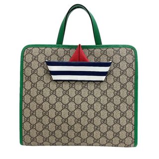 グッチ(Gucci)のグッチ GUCCI ハンドバッグ
 GGスプリーム チルドレンズ ボート 605662 ベージュ(ハンドバッグ)