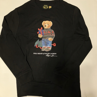 ラルフローレン(Ralph Lauren)の大人もOK　XL170-175ｃｍ　ラルフローレン　ポロベア　長袖　黒(Tシャツ/カットソー(七分/長袖))