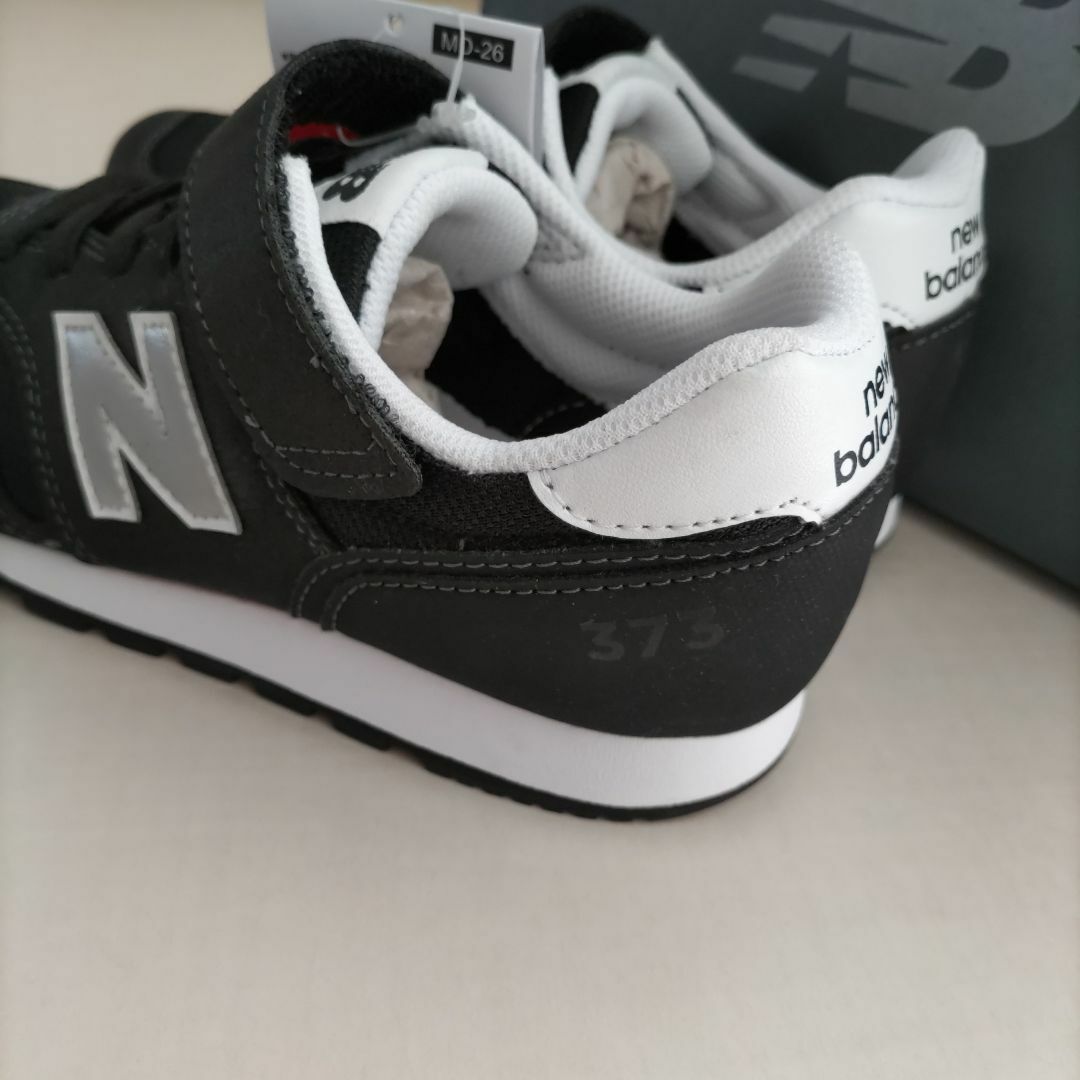 New Balance(ニューバランス)の23cm◆ニューバランス・キッズスニーカー　YV373　黒　ジュニア キッズ/ベビー/マタニティのキッズ靴/シューズ(15cm~)(スニーカー)の商品写真