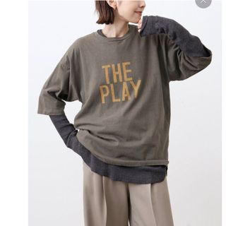 アパルトモンドゥーズィエムクラス(L'Appartement DEUXIEME CLASSE)のアパルトモン レミレリーフ THE ENTER7ブソデTシャツ(シャツ/ブラウス(長袖/七分))