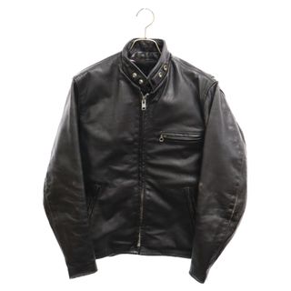 ショット(schott)のSCHOTT ショット 641 レザー シングルライダースジャケット ボアフリースライナー ブラック(ライダースジャケット)