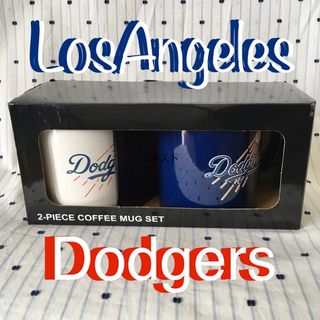 MLB - Dodgers ロサンゼルスドジャースUS限定Bigペアマグカップラスト１