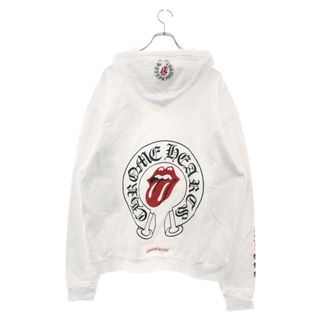 クロムハーツ(Chrome Hearts)のCHROME HEARTS クロムハーツ Lip And Tongue Hoodie リップアンドタンプリントプルオーバーパーカー ホワイト(パーカー)