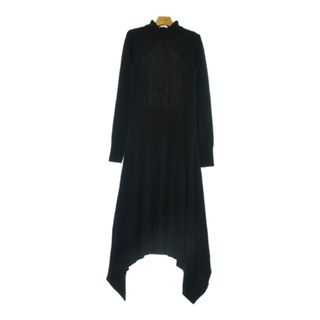 サカイ(sacai)のsacai サカイ ワンピース 1(S位) 黒 【古着】【中古】(ひざ丈ワンピース)