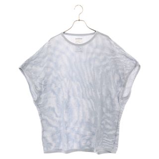 シャリーフ(SHAREEF)のSHAREEF シャリーフ 21SS MESH JERSEY DOLMAN S/S T メッシュジャージ ドルマン ノースリーブ Tシャツ ブルー 21535035(Tシャツ/カットソー(半袖/袖なし))