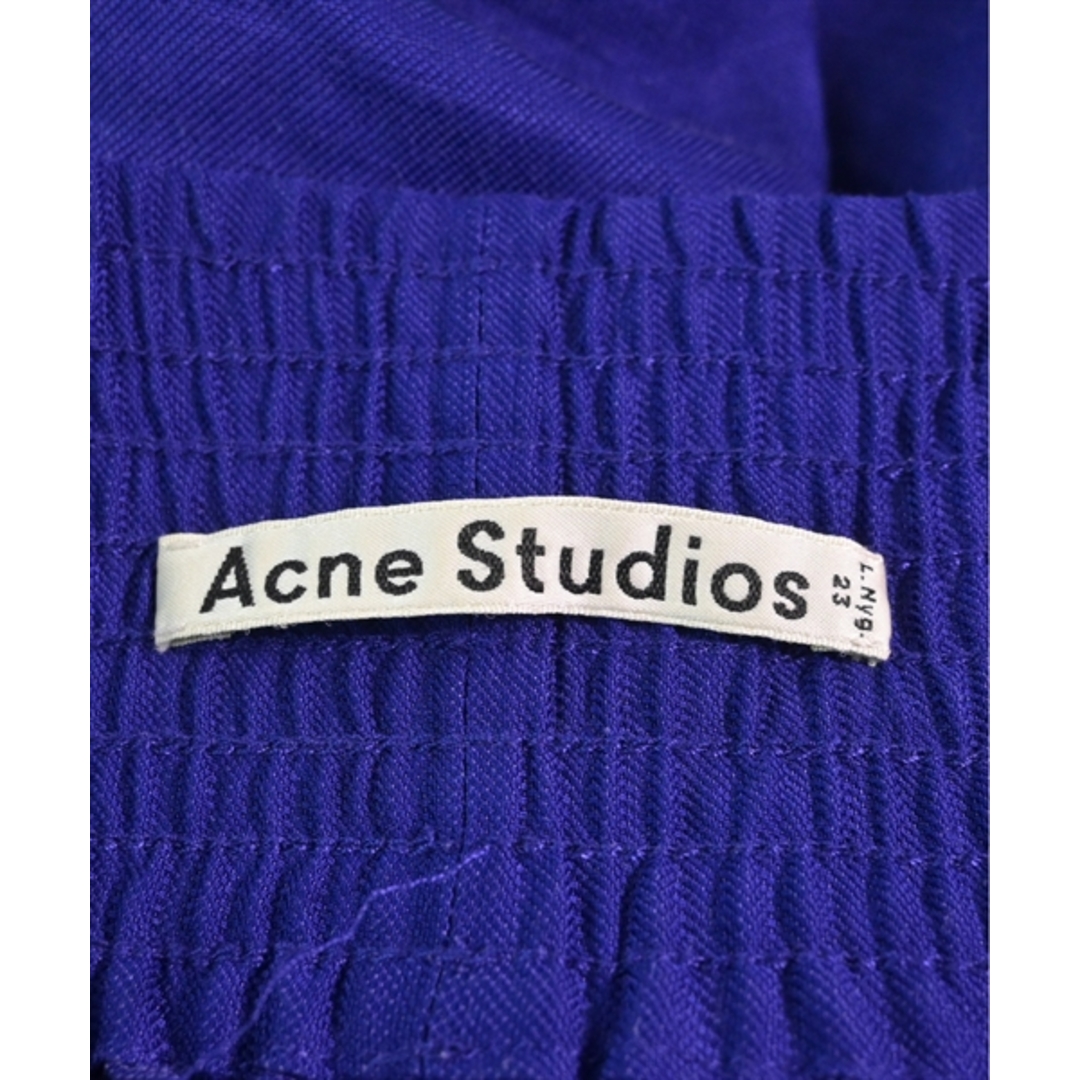 Acne Studios(アクネストゥディオズ)のAcne Studios ショートパンツ 34(XS位) 青紫 【古着】【中古】 レディースのパンツ(ショートパンツ)の商品写真