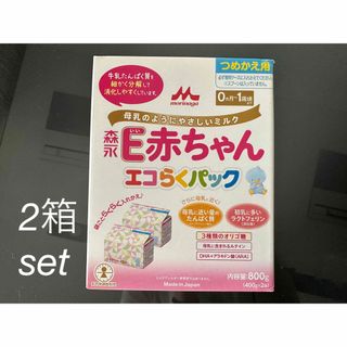 モリナガニュウギョウ(森永乳業)のE赤ちゃん　エコらくパック詰替用　2箱セット(その他)