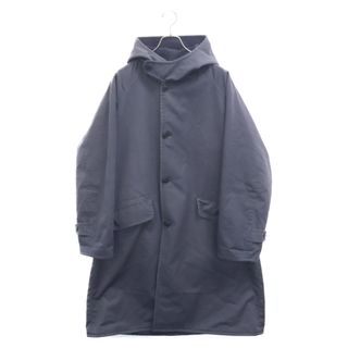 コモリ(COMOLI)のCOMOLI コモリ Hooded Coat フーデッドロングコート ネイビー j03-04006(フライトジャケット)