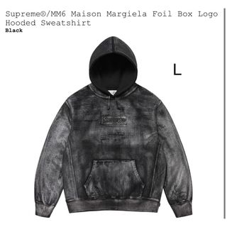 シュプリーム(Supreme)のMM6 Maison Margiela Foil Box Logo(パーカー)