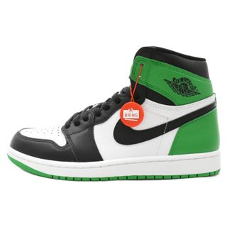 ナイキ(NIKE)のNIKE ナイキ AIR JORDAN 1 HI Black and Lucky Green DZ5485-031 エアジョーダン 1ハイ ハイカットスニーカー ブラック/グリーン US10/28cm(スニーカー)