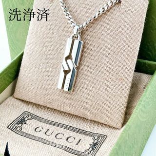 グッチ(Gucci)の【洗浄済】グッチ GUCCI 925 ネックレス シルバー メンズ SB40(ネックレス)