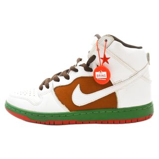 ナイキ(NIKE)のNIKE SB ナイキエスビー SB DUNK HIGH PREMIUM CALIFORNIA 313171-201 エスビーダンク プレミアム カリフォルニア ハイカットスニーカー ホワイト/ブラウン US8/26cm(スニーカー)