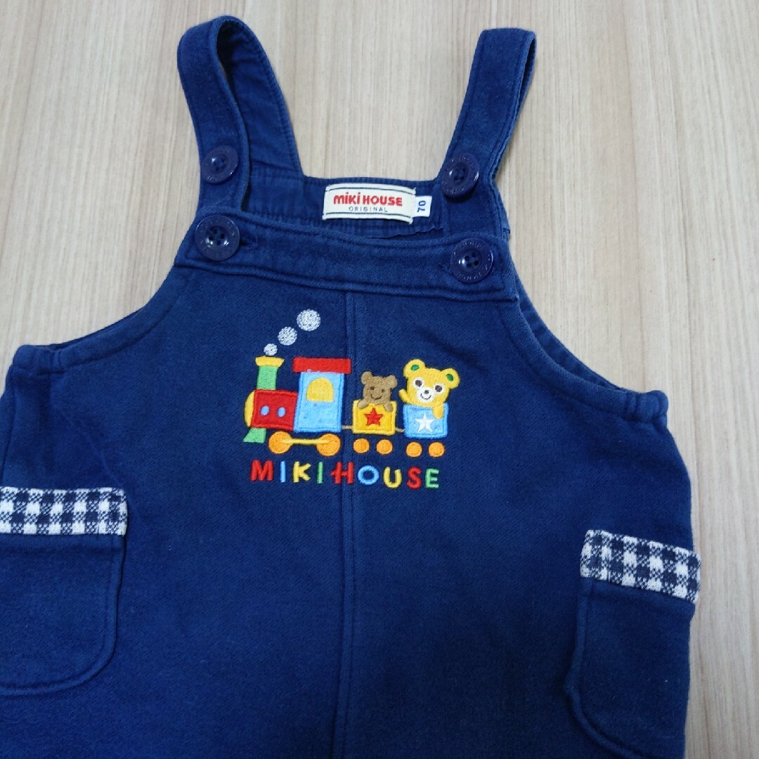 mikihouse(ミキハウス)のmikihouse ロンパース 70 キッズ/ベビー/マタニティのベビー服(~85cm)(ロンパース)の商品写真