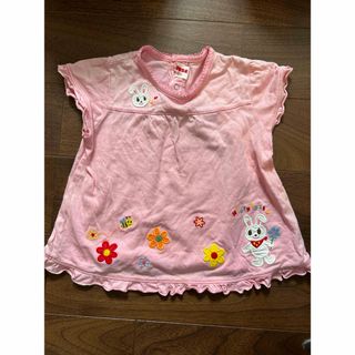 ミキハウス(mikihouse)の半袖Tシャツ ミキハウス 女の子 ホットビスケッツ 80(Ｔシャツ)