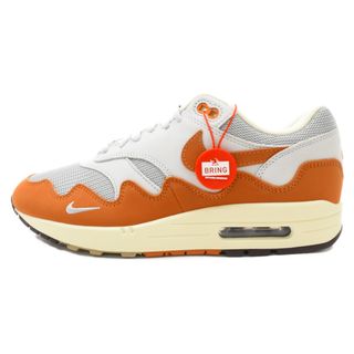 ナイキ(NIKE)のNIKE ナイキ ×Patta AIR MAX 1 MONARCH DH1348-001 パタ エアマックス1 モナーク ローカットスニーカー オレンジ/ホワイト US8.5/26.5cm(スニーカー)