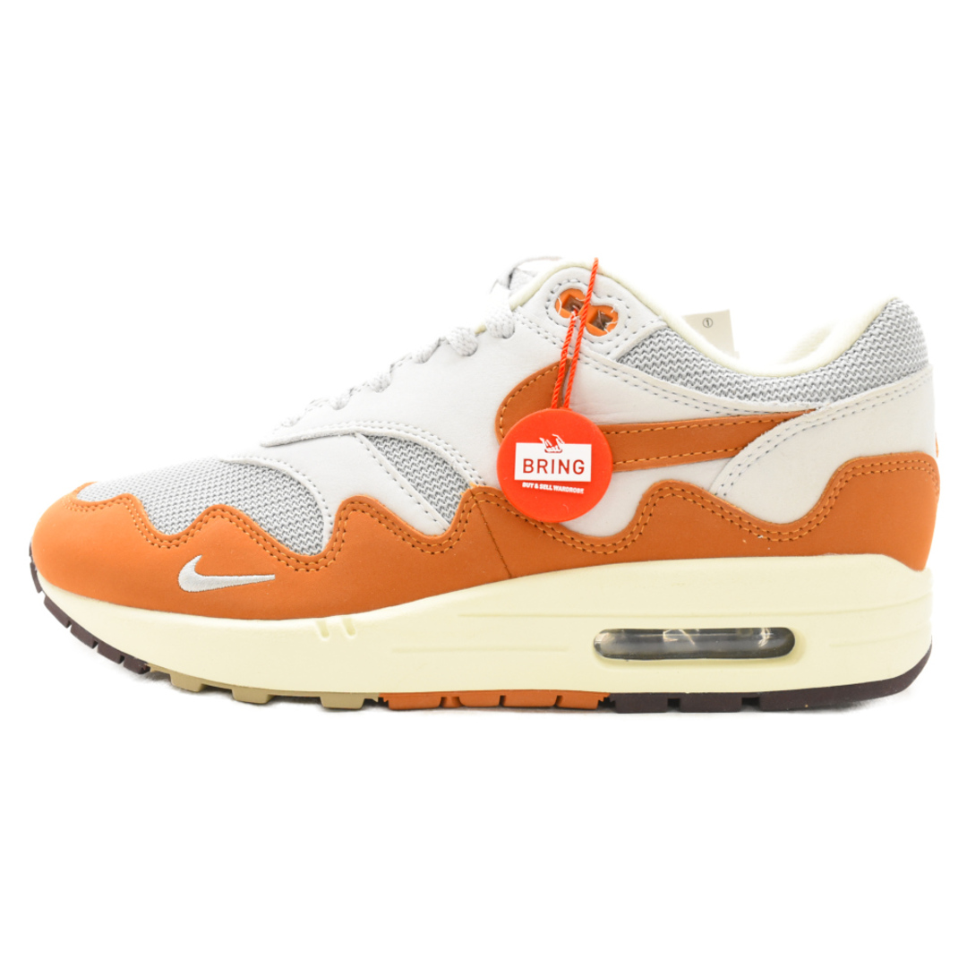 NIKE(ナイキ)のNIKE ナイキ ×Patta AIR MAX 1 MONARCH DH1348-001 パタ エアマックス1 モナーク ローカットスニーカー オレンジ/ホワイト US8/26cm メンズの靴/シューズ(スニーカー)の商品写真