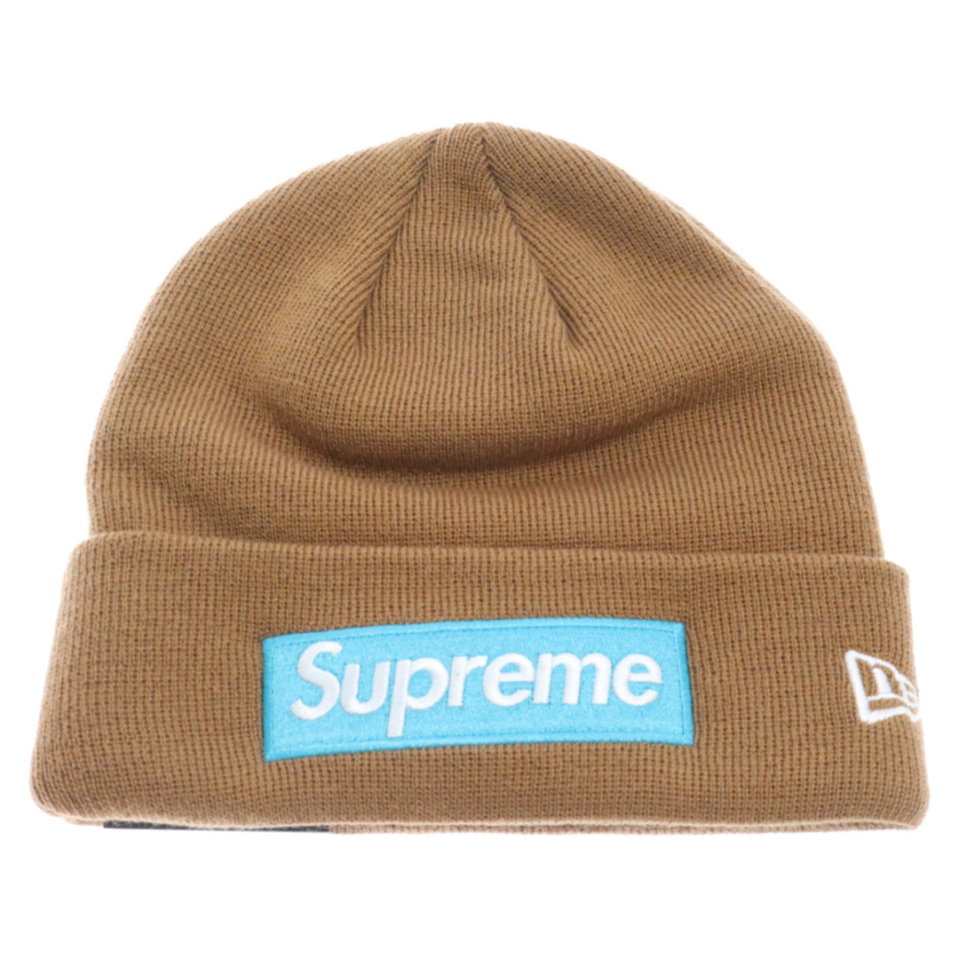 Supreme(シュプリーム)のSUPREME シュプリーム 17AW×New Era Box Logo Beanie Rust ニューエラ ボックスロゴビーニー ニットキャップ ブラウン メンズの帽子(ニット帽/ビーニー)の商品写真