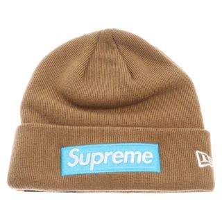 シュプリーム(Supreme)のSUPREME シュプリーム 17AW×New Era Box Logo Beanie Rust ニューエラ ボックスロゴビーニー ニットキャップ ブラウン(ニット帽/ビーニー)