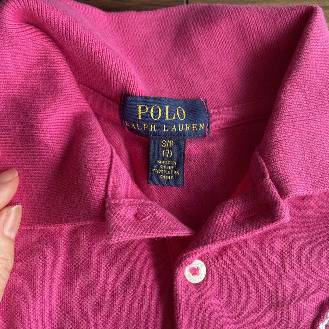 POLO RALPH LAUREN(ポロラルフローレン)のラルフローレン🐻ポロワンピース キッズ/ベビー/マタニティのキッズ服女の子用(90cm~)(ワンピース)の商品写真