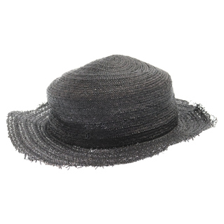 CHANEL - CHANEL シャネル ココマーク ストローハット 帽子 ブラック