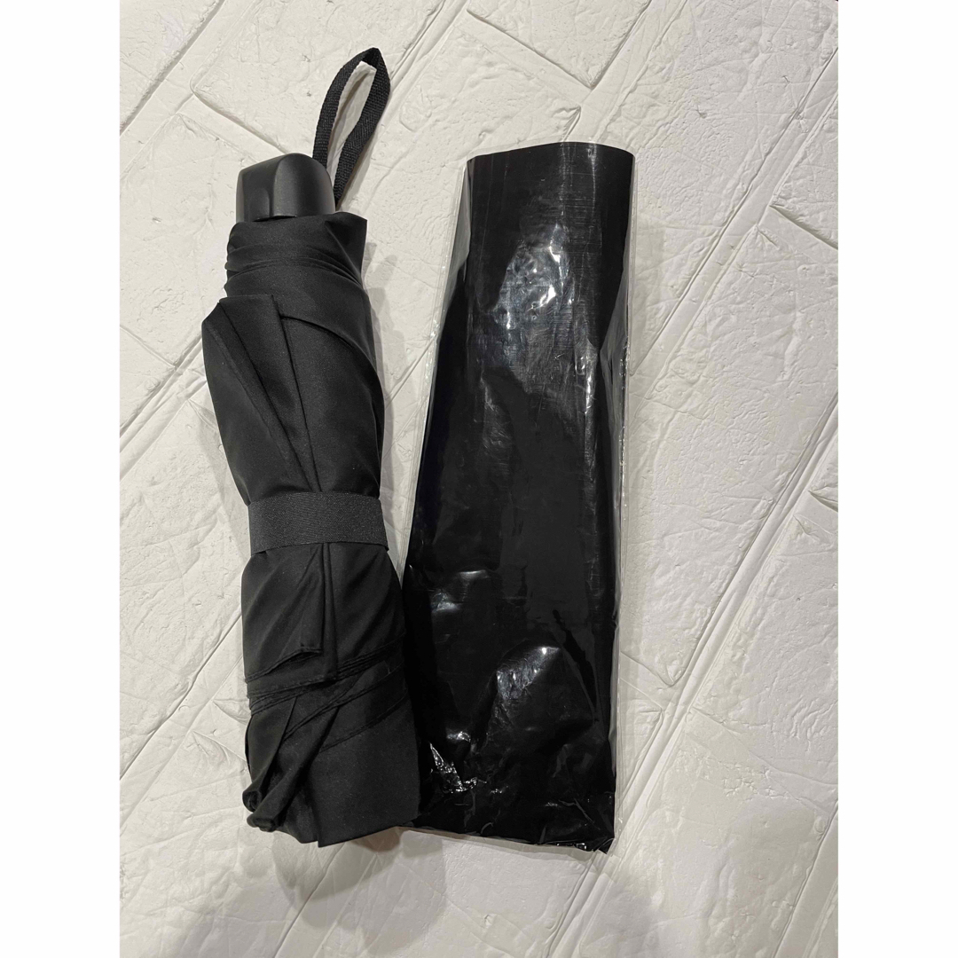 折りたたみ傘　雨傘 携帯 通勤 通学 高校生 日傘 雨傘 ブラック 軽量　梅雨 メンズのファッション小物(傘)の商品写真