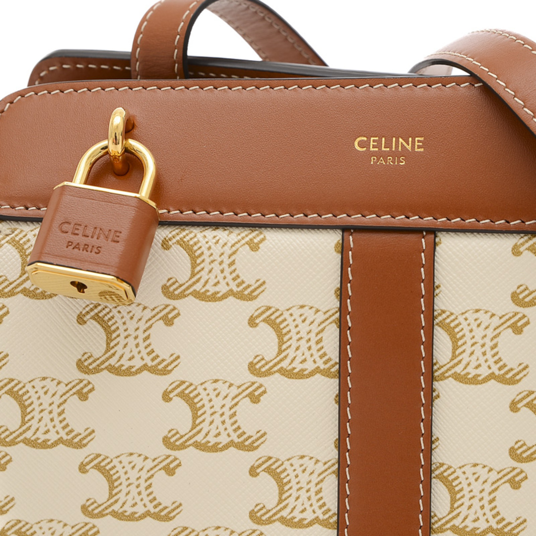 celine(セリーヌ)のセリーヌ ティーン トリオンフ カバ ドゥ フランス ショルダーバッグ ホワイト レディースのバッグ(ショルダーバッグ)の商品写真