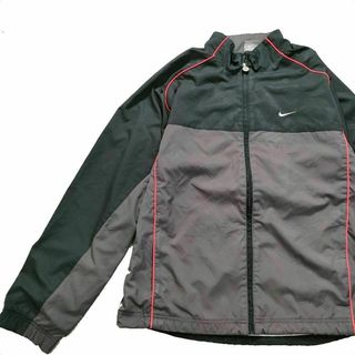 ナイキ(NIKE)の【Nike】ナイキ　チャコールグレーナイロンジャケット 00s Y2K(ナイロンジャケット)