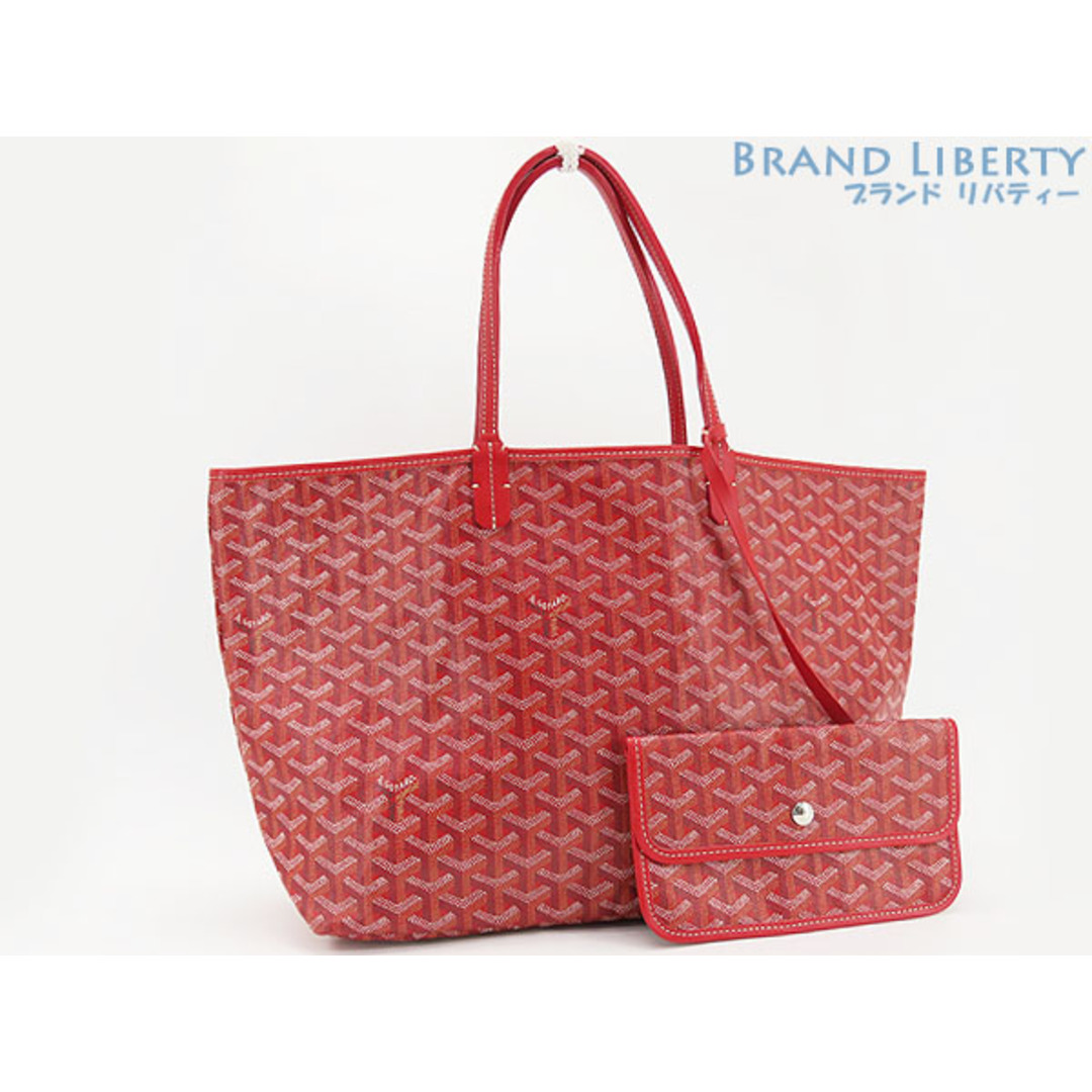 GOYARD(ゴヤール)の美品ゴヤールサンルイPMショルダーバッグトートバッグレッドAMALO レディースのバッグ(トートバッグ)の商品写真